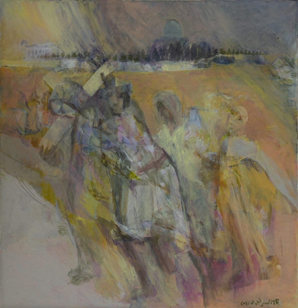Tagelsir Ahmed, 'Road to Calvary,' 2001. Jordan National Gallery of Fine Art, Amman, Jordan.