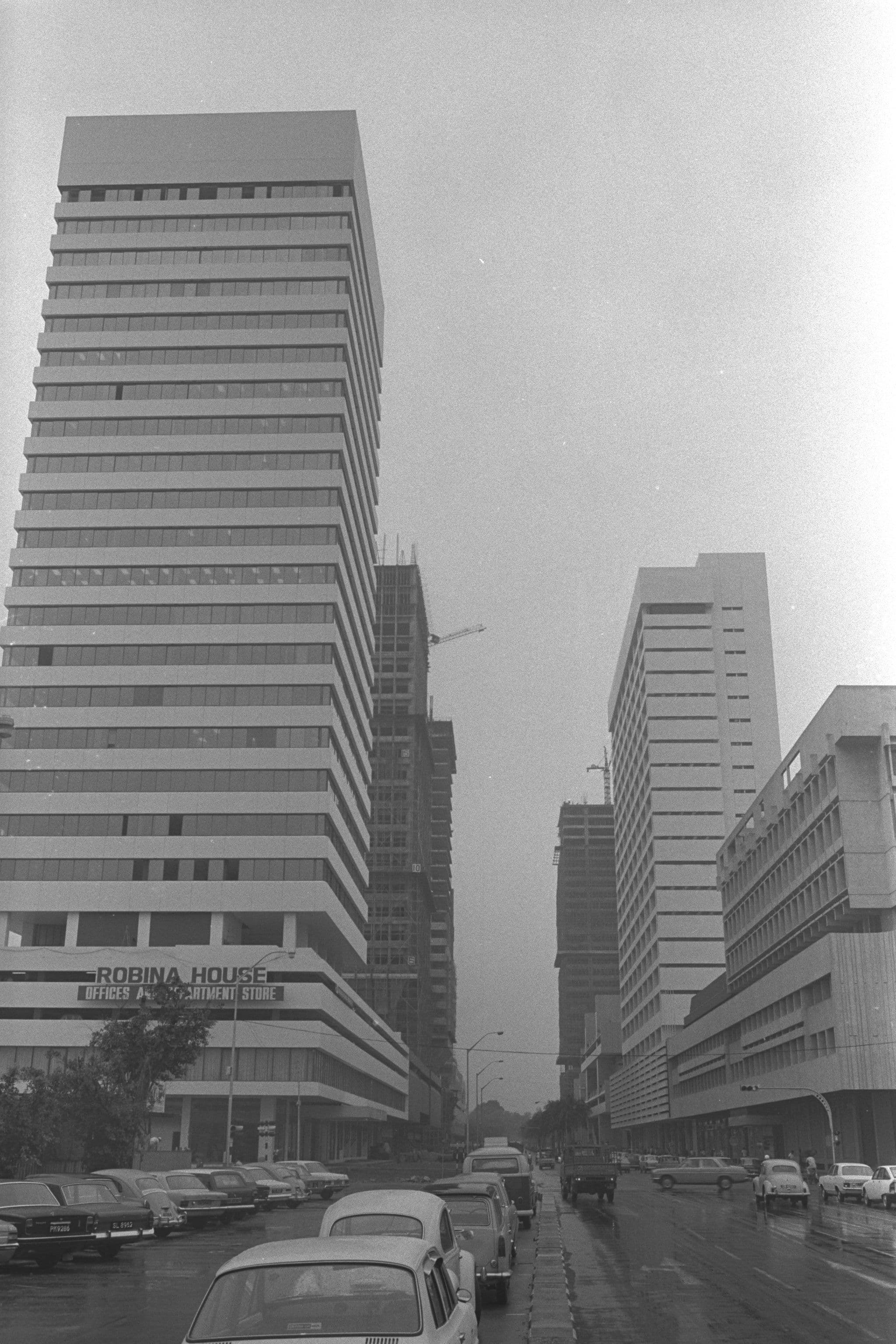 Architects Team 3, Robina House, central business district, Shenton Way, Singapore, 1973.  Photograph: Ministry of Information and the Arts Collection, courtesy of National Archives of Singapore