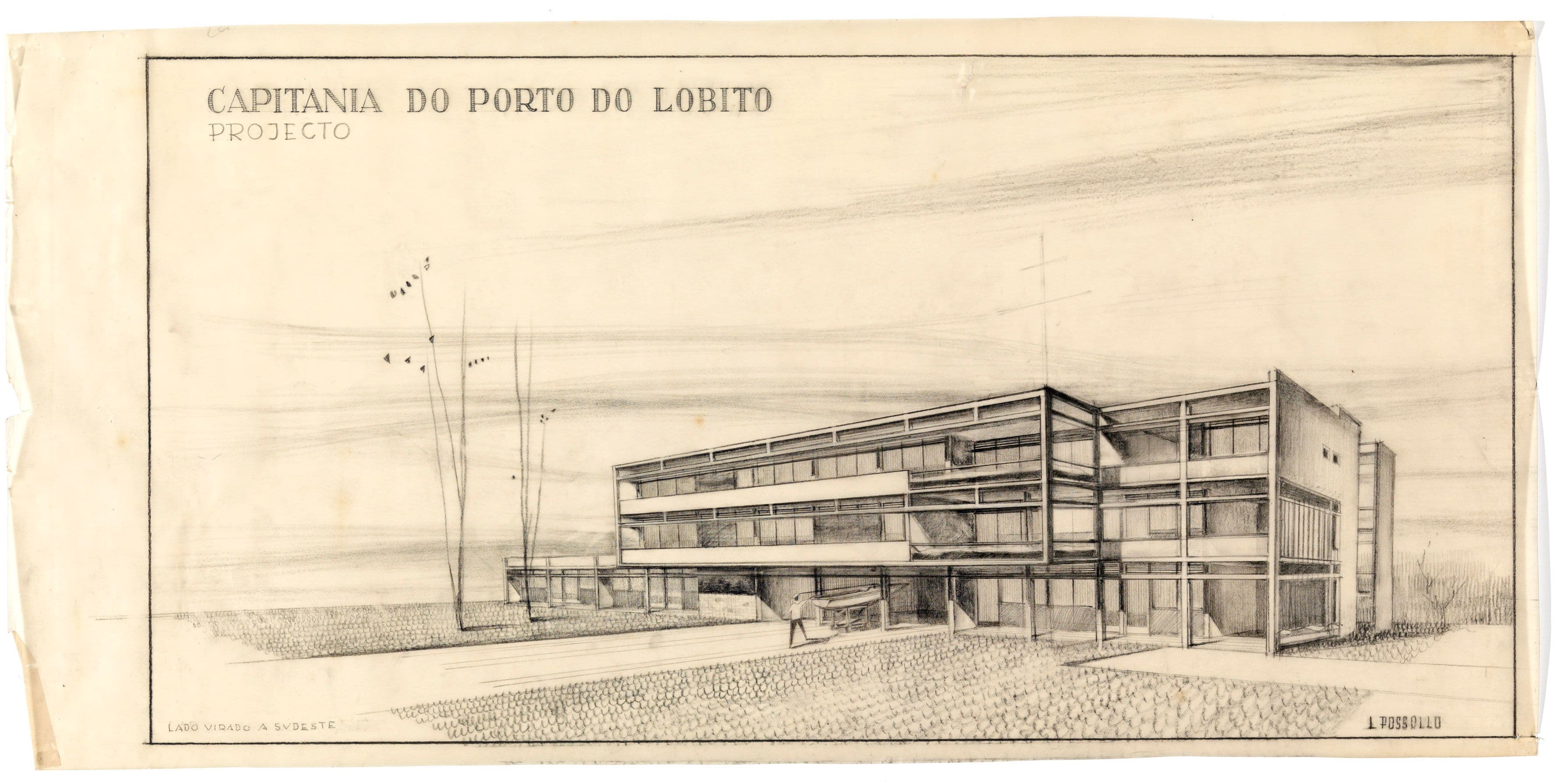 Harbour Master Building, Lobito, Angola, 1957. Credit Portugal, Arquivo Histórico Ultramarino – PT, AHU. Credit Portugal, Arquivo Histórico Ultramarino – PT, AHU