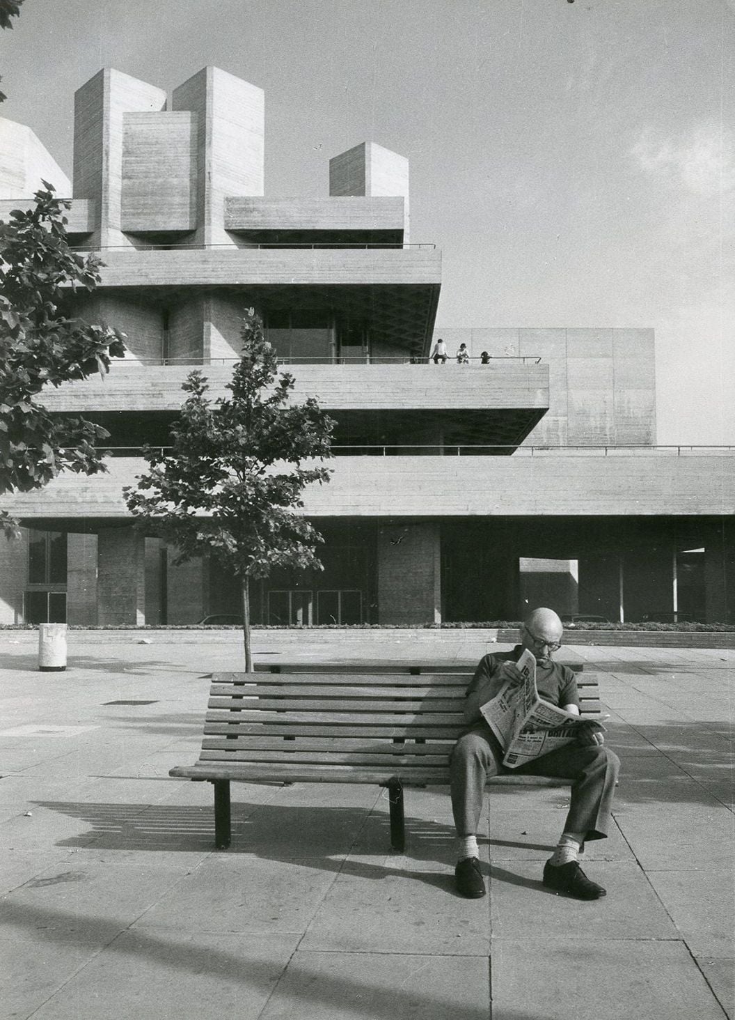 Denys Lasdun and Partners, Royal National Theatre, Southbank, London. Photographer: Donald Mill