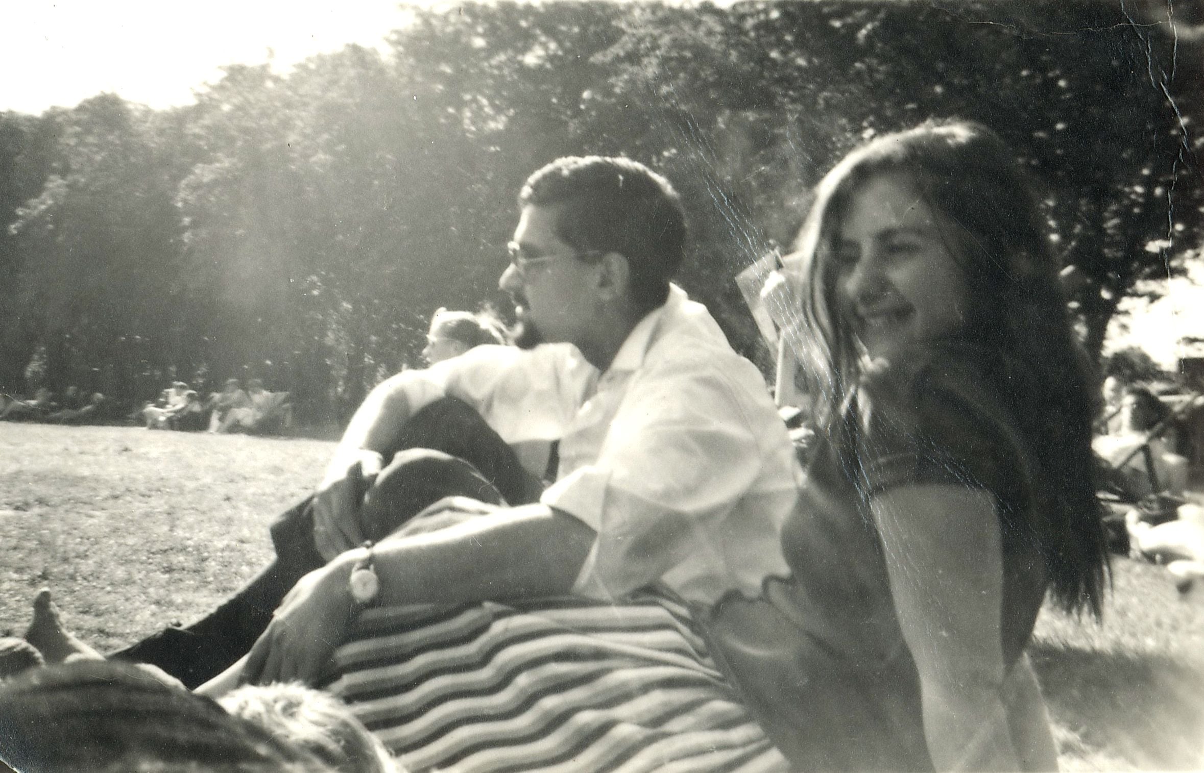 Cho Padamsee and Elisabeth Sakellarios, c1962. Photo courtesy of Elisabeth Sakellarios.
