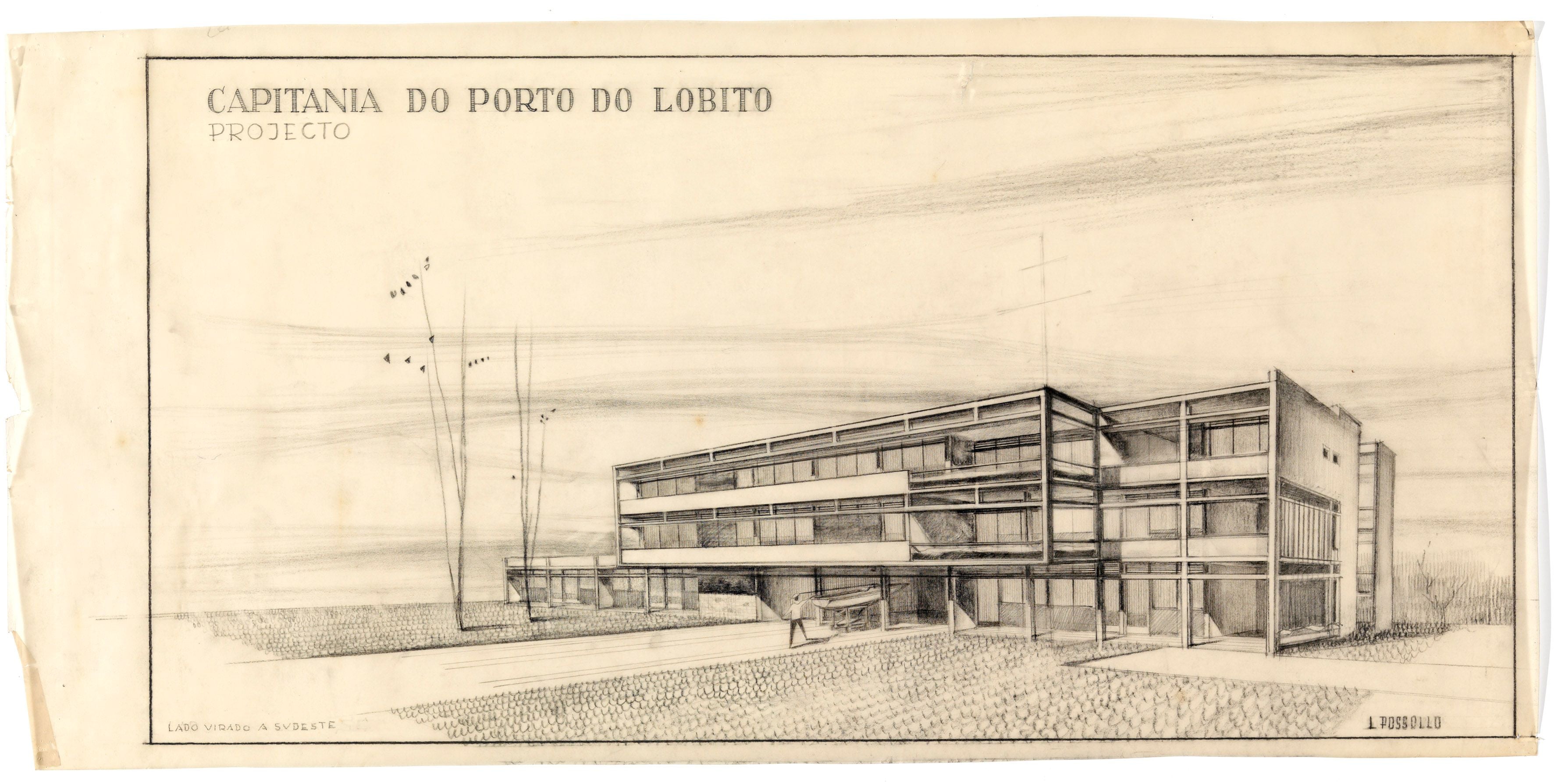Harbour Master Building, Lobito, Angola, 1957. Credit Portugal, Arquivo Histórico Ultramarino – PT, AHU. Credit Portugal, Arquivo Histórico Ultramarino – PT, AHU