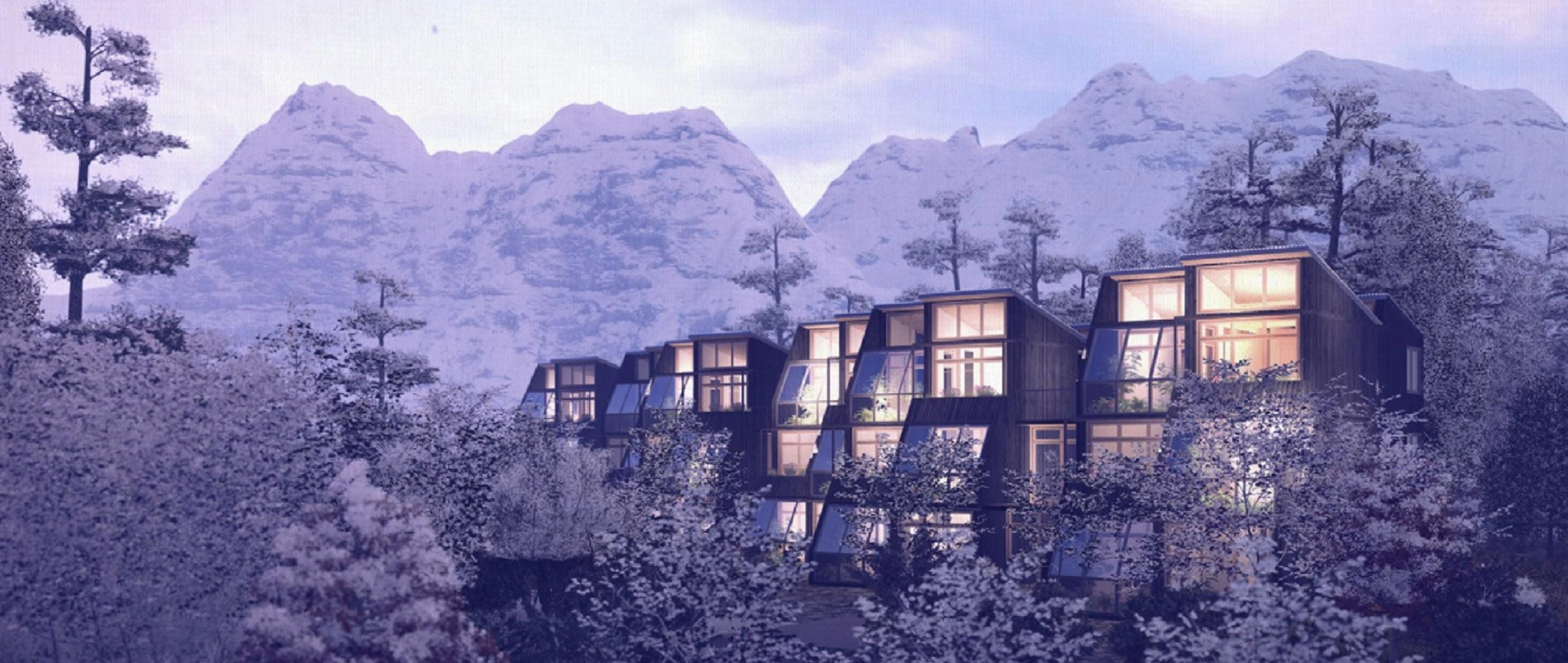 Olivia Gorodisch, Adaptive Strategies For A Self-Built 'Eco Barrio' In Bariloche, Patagonia, MArch Disseration Project 2025.