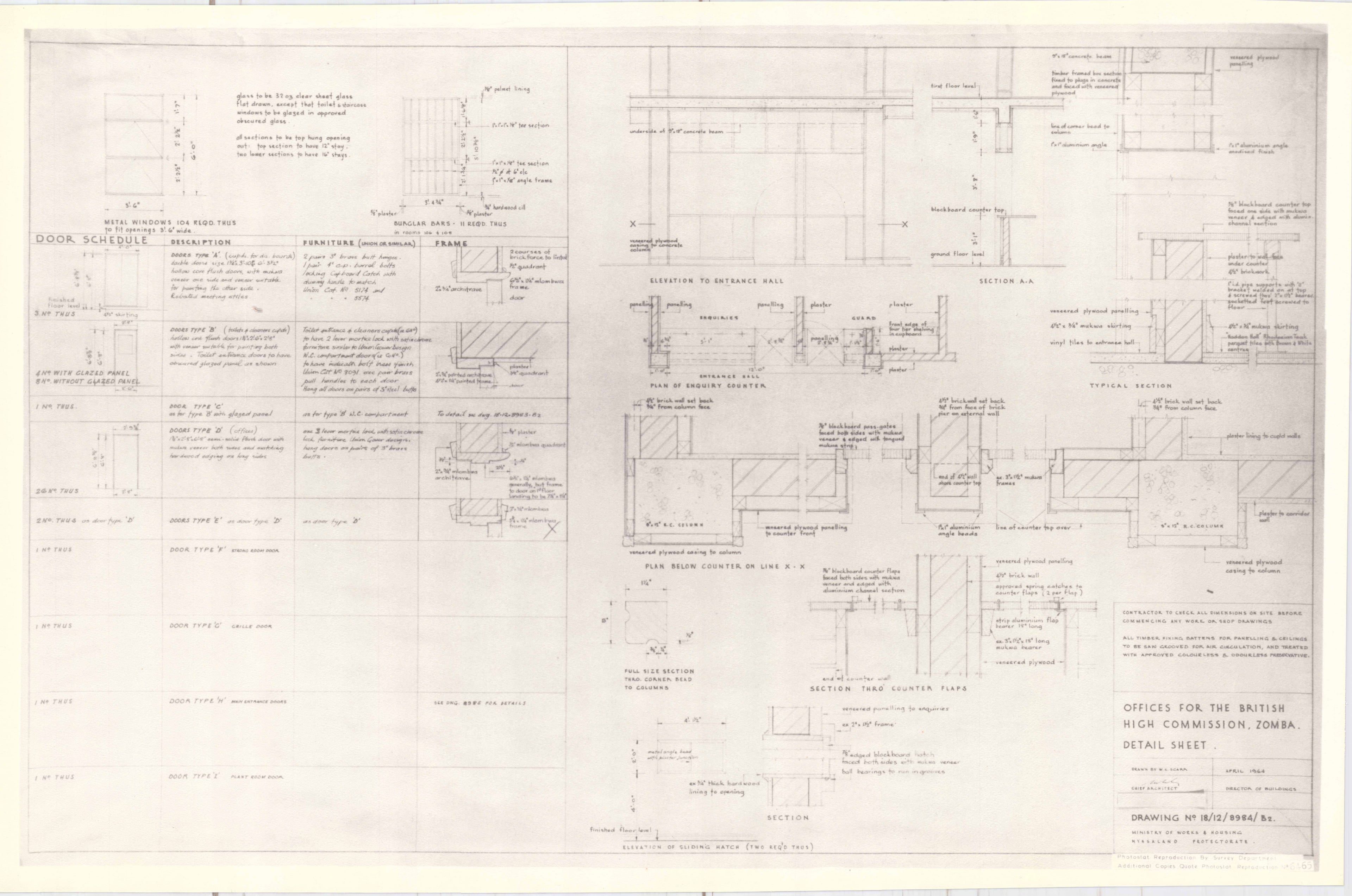 Detailed technical drawing with lines, boxes, and text, likely a blueprint or schematic.