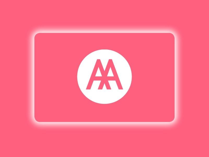 Digital Membership card in pink.