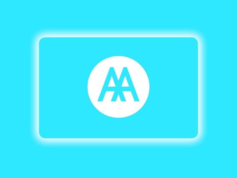 Digital card for a research membership in light blue.