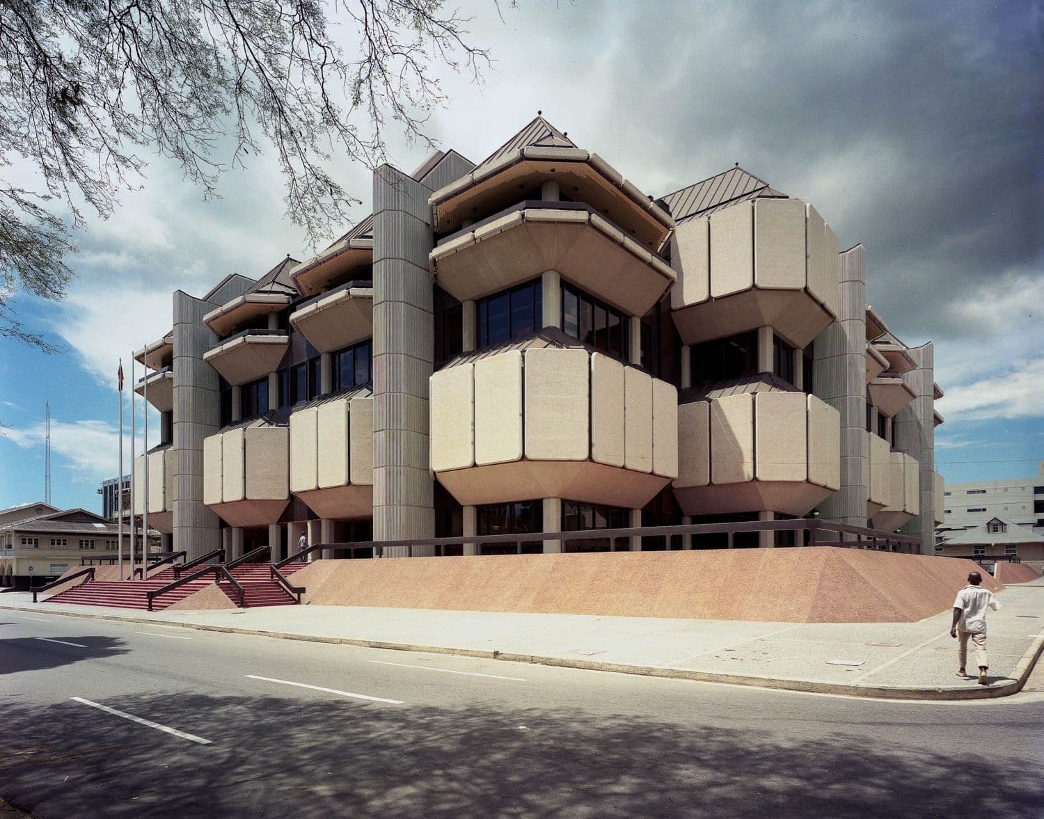 Ruskin Punch, for Anthony C. Lewis and Associates: Halls of Justice, Port of Spain, Trinidad. Photograph courtesy of ACLA Architecture