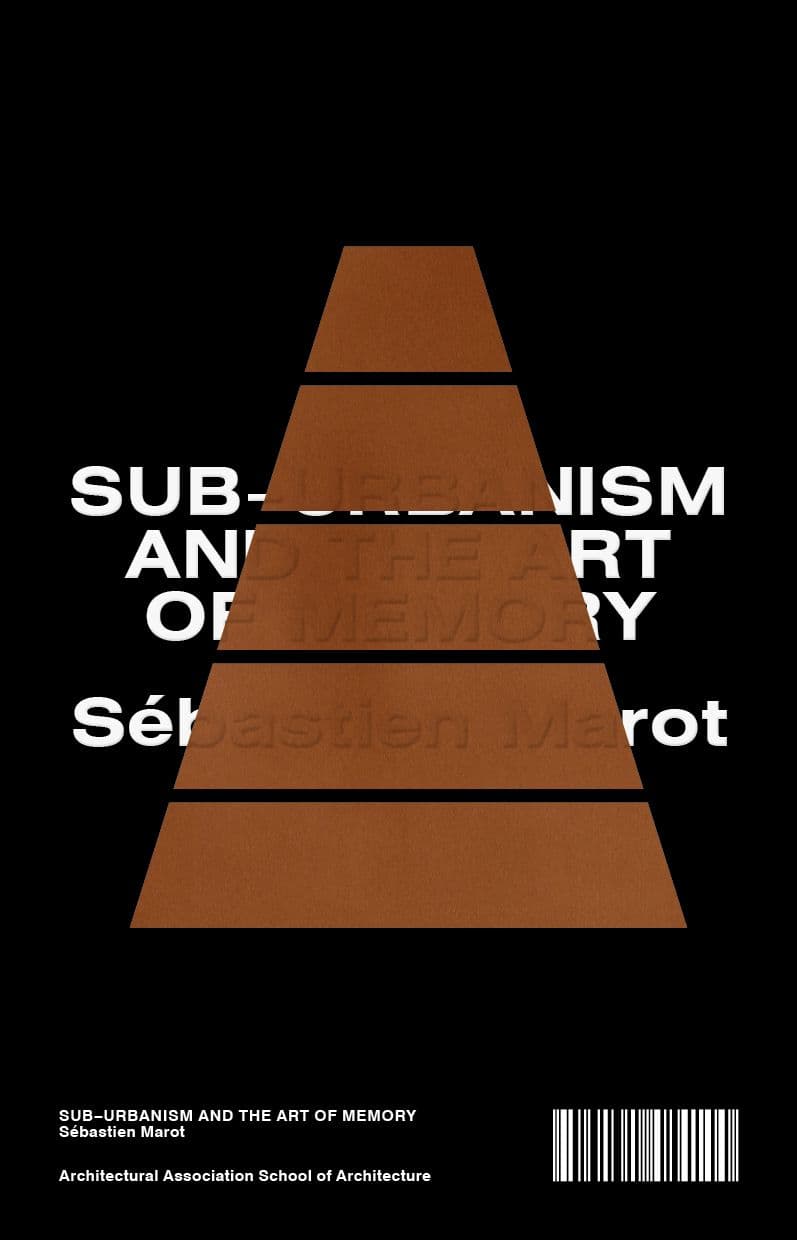 Black book cover with a brown stepped pyramid, title Subalternism and the Art of History.